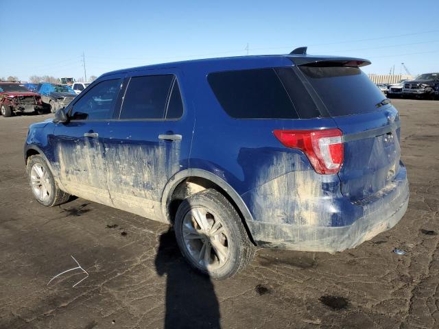 1FM5K8ARXHGB41281 - 2017 FORD EXPLORER POLICE INTERCEPTOR Mavi foto 2