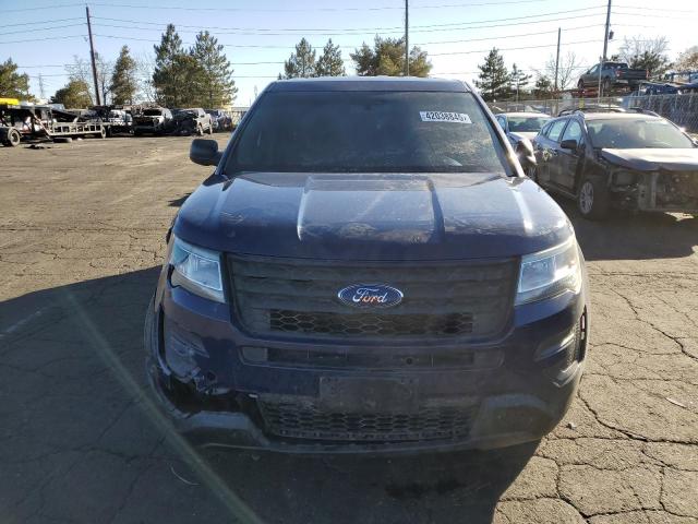 1FM5K8ARXHGB41281 - 2017 FORD EXPLORER POLICE INTERCEPTOR Mavi foto 5