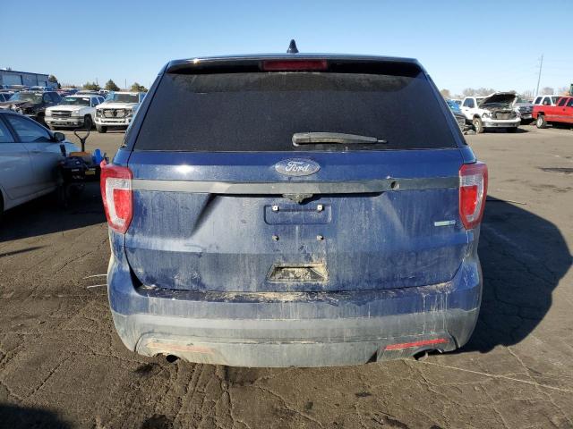 1FM5K8ARXHGB41281 - 2017 FORD EXPLORER POLICE INTERCEPTOR Mavi foto 6