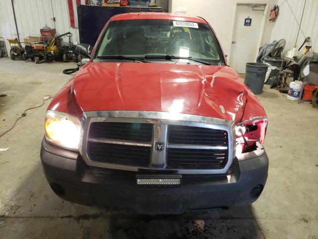 1D7HW28N66S514743 - 2006 DODGE DAKOTA QUAD RED photo 5