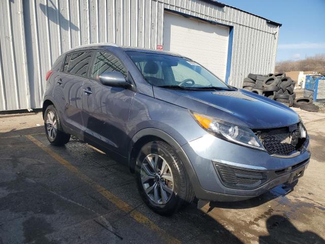 KNDPB3AC3F7711856 - 2015 KIA SPORTAGE LX BLUE photo 4