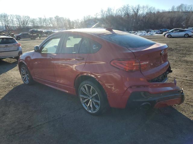 5UXXW7C59H0U24963 - 2017 BMW X4 XDRIVEM40I RED photo 2