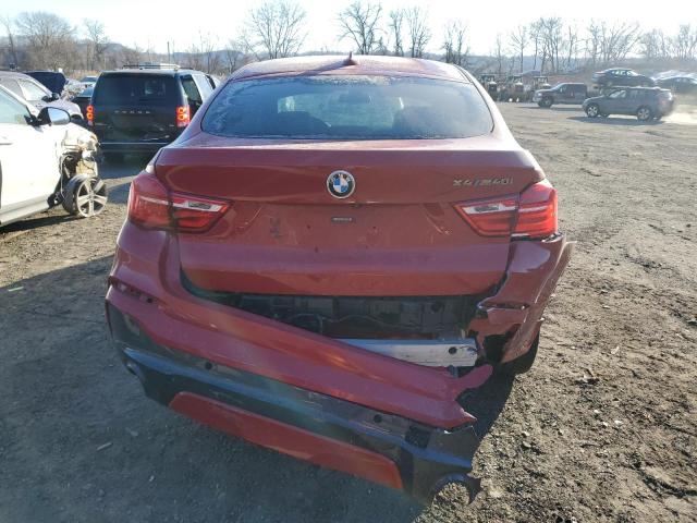 5UXXW7C59H0U24963 - 2017 BMW X4 XDRIVEM40I RED photo 6