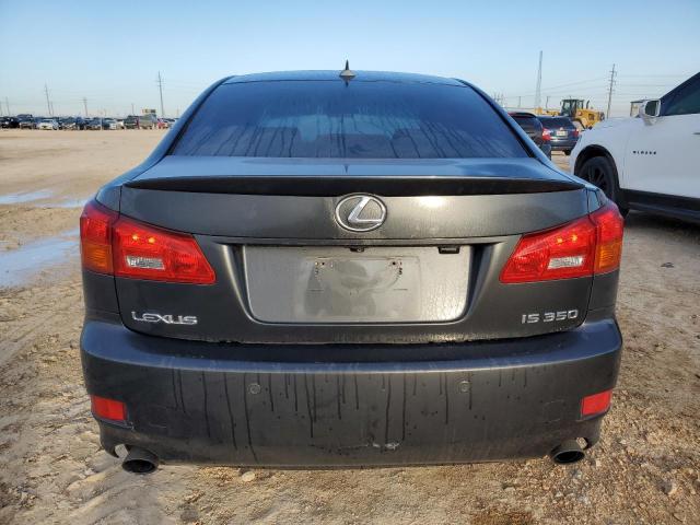 JTHBE262785020984 - 2008 LEXUS IS 350 GRAY photo 6