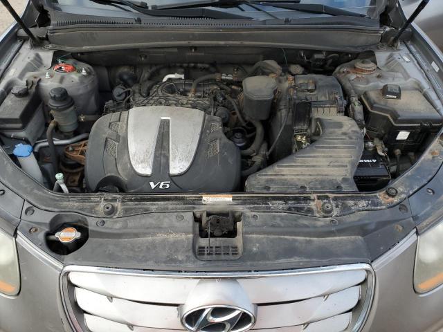 5XYZGDAG0BG039352 - 2011 HYUNDAI SANTA FE GLS SILVER photo 12