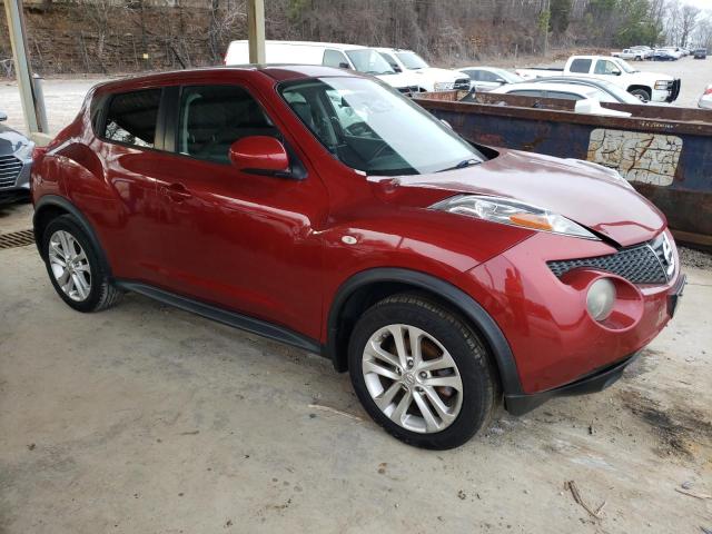 JN8AF5MV3DT206184 - 2013 NISSAN JUKE S RED photo 4