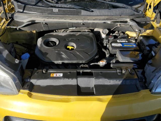 KNDJP3A55G7242733 - 2016 KIA SOUL + YELLOW photo 11