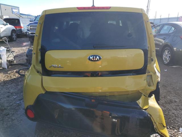 KNDJP3A55G7242733 - 2016 KIA SOUL + YELLOW photo 6