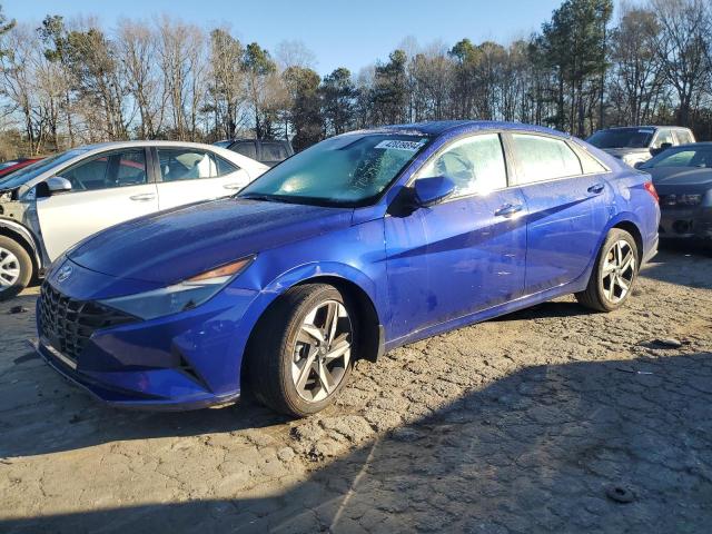 KMHLS4AGXPU466141 - 2023 HYUNDAI ELANTRA SEL BLUE photo 1