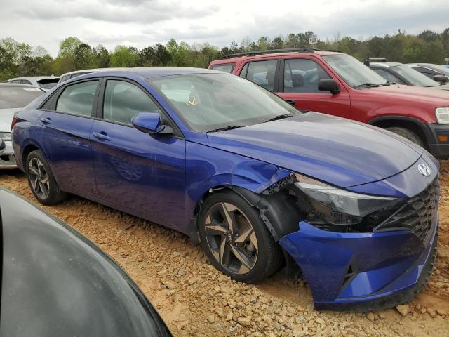 KMHLS4AGXPU466141 - 2023 HYUNDAI ELANTRA SEL BLUE photo 4