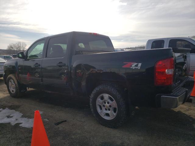 2GCEK13M871595215 - 2007 CHEVROLET SILVERADO K1500 CREW CAB BLACK photo 2