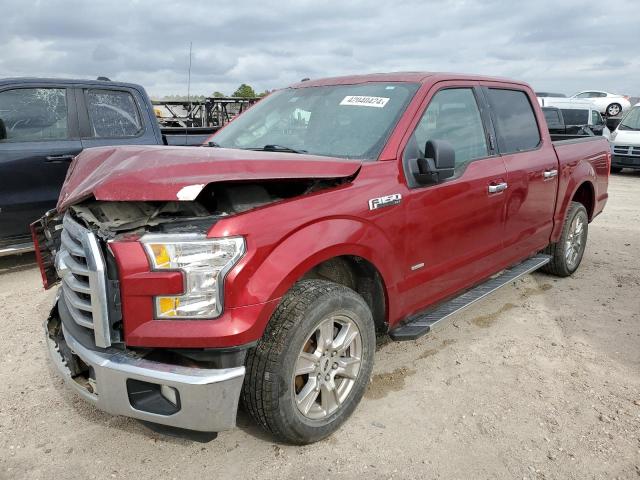 1FTEW1CP2GKF79607 - 2016 FORD F150 SUPERCREW RED photo 1