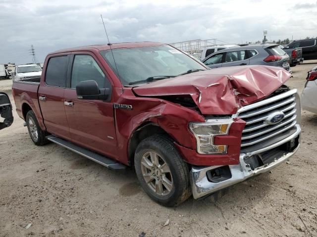 1FTEW1CP2GKF79607 - 2016 FORD F150 SUPERCREW RED photo 4