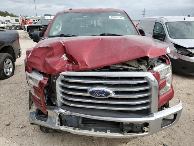 1FTEW1CP2GKF79607 - 2016 FORD F150 SUPERCREW RED photo 5