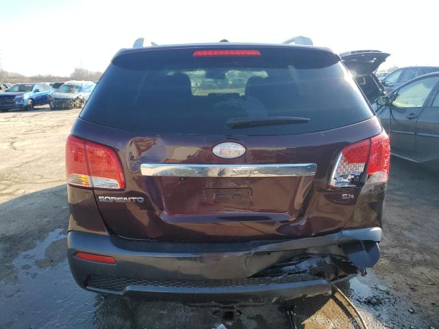 5XYKUDA62CG207558 - 2012 KIA SORENTO EX PURPLE photo 6