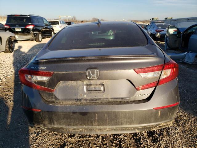 1HGCV1F33LA050171 - 2020 HONDA ACCORD SPORT GRAY photo 6