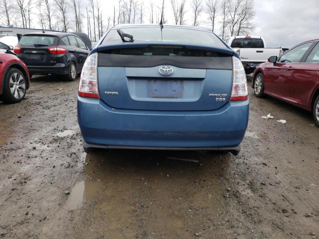 JTDKB20U477609725 - 2007 TOYOTA PRIUS BLUE photo 6