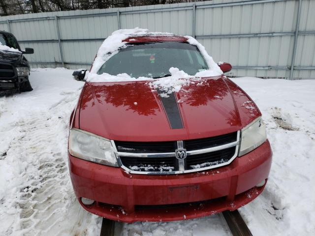 1B3CC5FB3AN224413 - 2010 DODGE AVENGER R/T RED photo 5