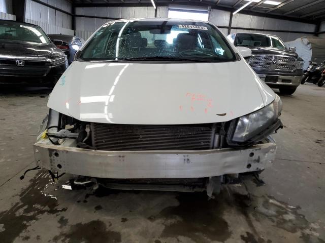 19XFB4F35EE200142 - 2014 HONDA CIVIC HYBRID L WHITE photo 5