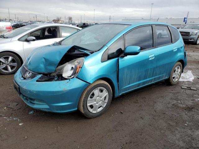 JHMGE8H35DC006313 - 2013 HONDA FIT TURQUOISE photo 1