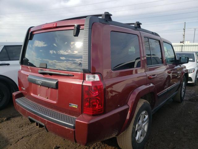 1J8HG48P97C591566 - 2007 JEEP COMMANDER 勃艮第红 照片 3