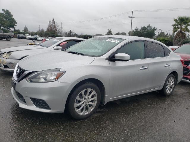 3N1AB7AP4JY233652 - 2018 NISSAN SENTRA S SILVER photo 1