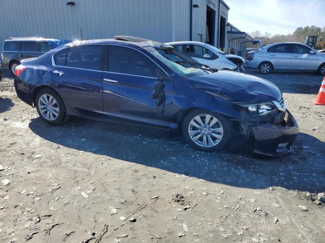 1HGCR2F7XDA094778 - 2013 HONDA ACCORD EX BLUE photo 4