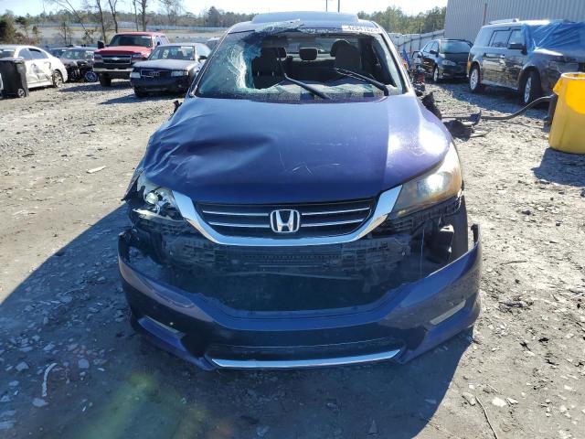 1HGCR2F7XDA094778 - 2013 HONDA ACCORD EX BLUE photo 5