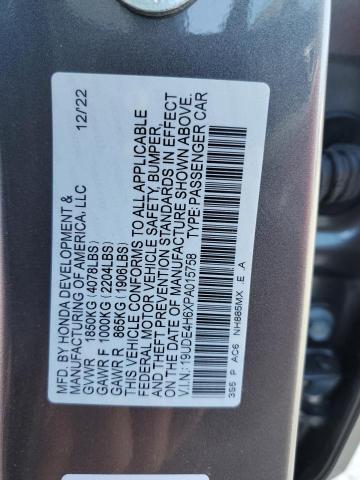 19UDE4H6XPA015758 - 2023 ACURA INTEGRA A-SPEC TECH SILVER photo 12