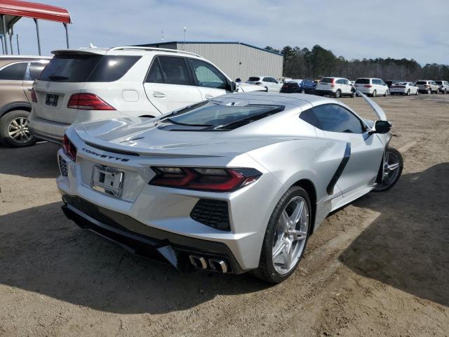 1G1Y72D45L5106905 - 2020 CHEVROLET CORVETTE STINGRAY 2LT SILVER photo 3