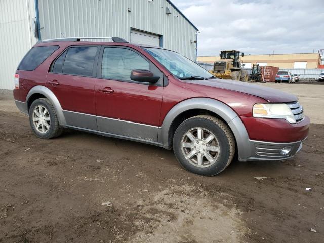 1FMDK02W48GA21512 - 2008 FORD TAURUS X SEL RED photo 4