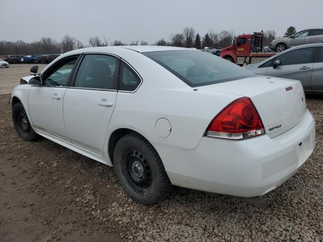 2G1WD5E34E1187178 - 2014 CHEVROLET IMPALA LIM POLICE WHITE photo 2