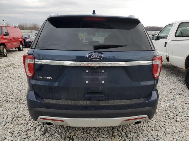 1FM5K8F80GGB16727 - 2016 FORD EXPLORER LIMITED BLUE photo 6