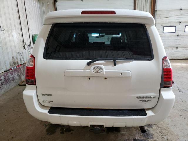 JTEBU14R070125758 - 2007 TOYOTA 4RUNNER SR5 WHITE photo 6