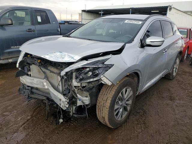 5N1AZ2MH2JN112367 - 2018 NISSAN MURANO S SILVER photo 1