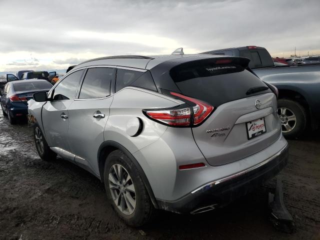 5N1AZ2MH2JN112367 - 2018 NISSAN MURANO S SILVER photo 2