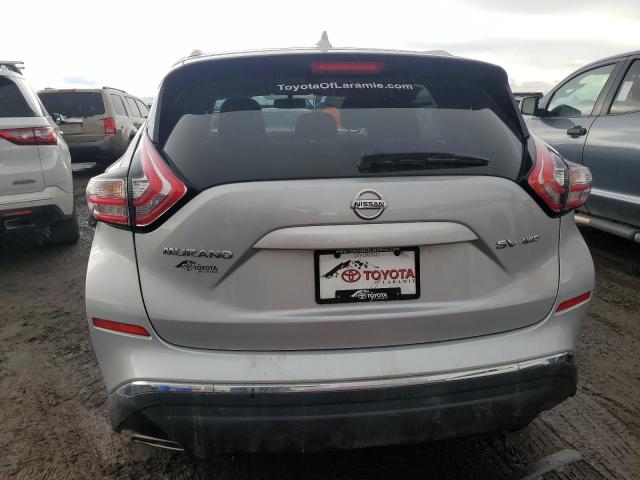 5N1AZ2MH2JN112367 - 2018 NISSAN MURANO S SILVER photo 6