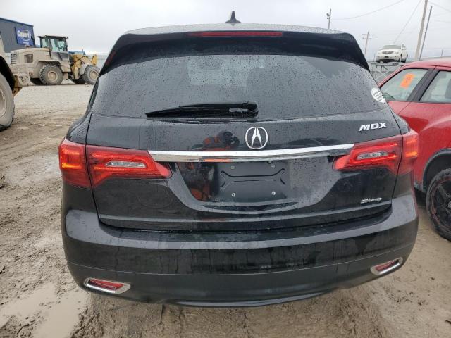 5FRYD4H41EB035191 - 2014 ACURA MDX TECHNOLOGY BLACK photo 6