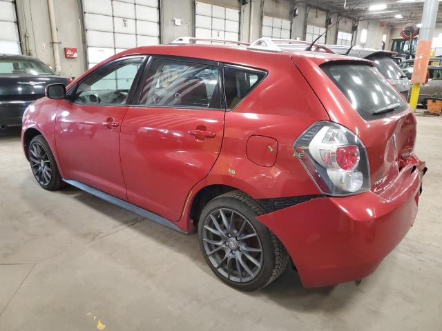 5Y2SM670X9Z427068 - 2009 PONTIAC VIBE RED photo 2