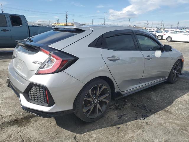 SHHFK7H95KU406651 - 2019 HONDA CIVIC SPORT TOURING SILVER photo 3