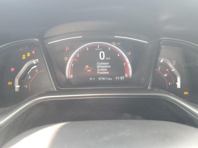 SHHFK7H95KU406651 - 2019 HONDA CIVIC SPORT TOURING SILVER photo 9