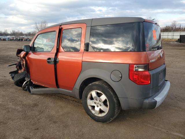 5J6YH28553L037579 - 2003 HONDA ELEMENT EX ORANGE photo 2