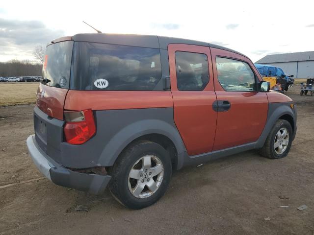 5J6YH28553L037579 - 2003 HONDA ELEMENT EX ORANGE photo 3