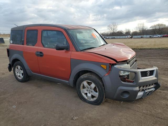 5J6YH28553L037579 - 2003 HONDA ELEMENT EX ORANGE photo 4