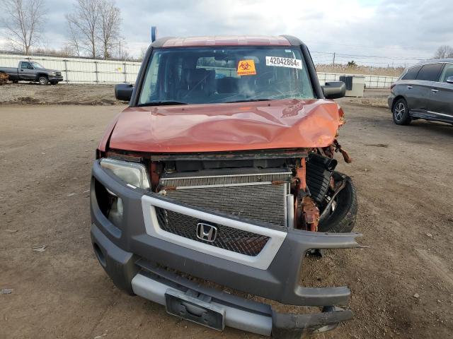 5J6YH28553L037579 - 2003 HONDA ELEMENT EX ORANGE photo 5