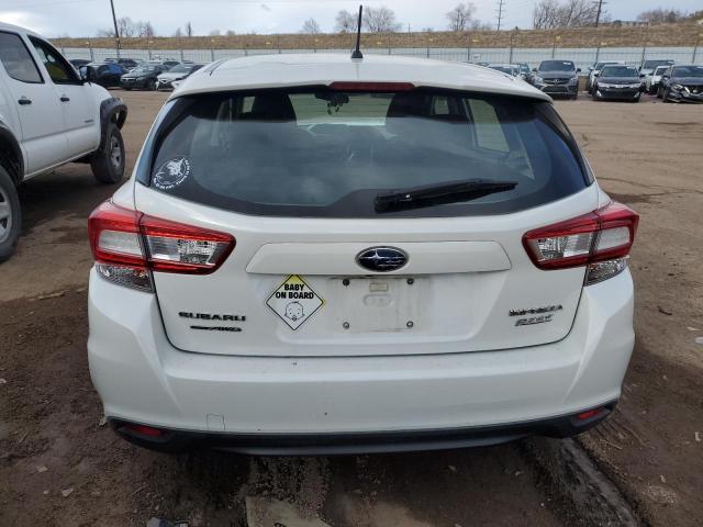 4S3GTAA69H3753258 - 2017 SUBARU IMPREZA WHITE photo 6