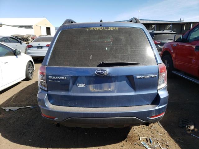 JF2SH6BCXAH784123 - 2010 SUBARU FORESTER XS BLUE photo 6