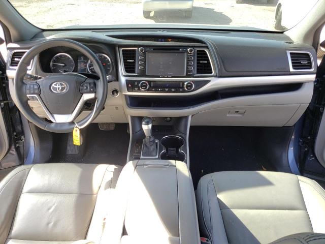 5TDKKRFH8GS129485 - 2016 TOYOTA HIGHLANDER XLE BLUE photo 8