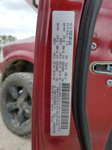 1C6RR7LT6FS739034 - 2015 RAM 1500 SLT RED photo 12