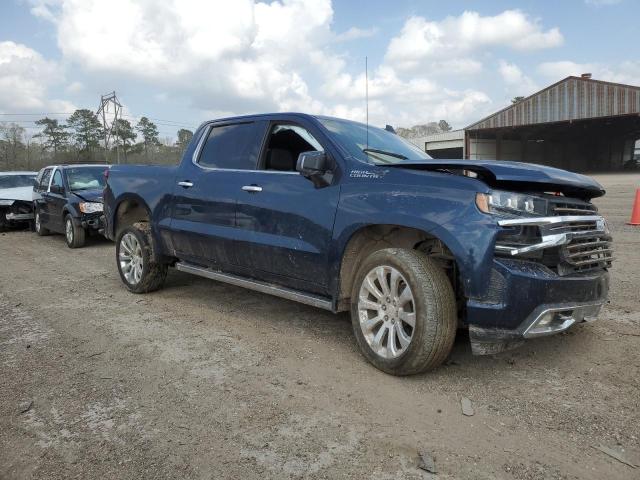 3GCUYHEL5MG395791 - 2021 CHEVROLET SILVERADO K1500 HIGH COUNTRY BLUE photo 4